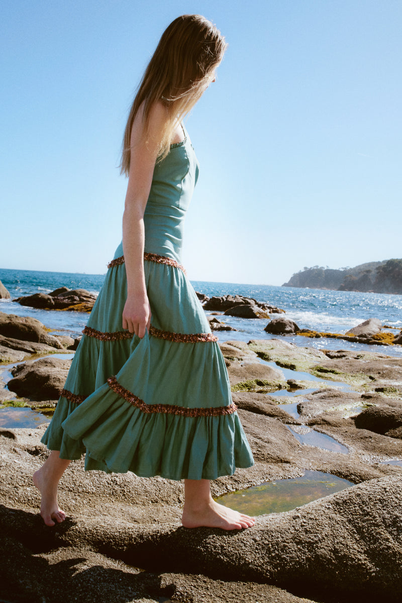 Valeria turquoise dress