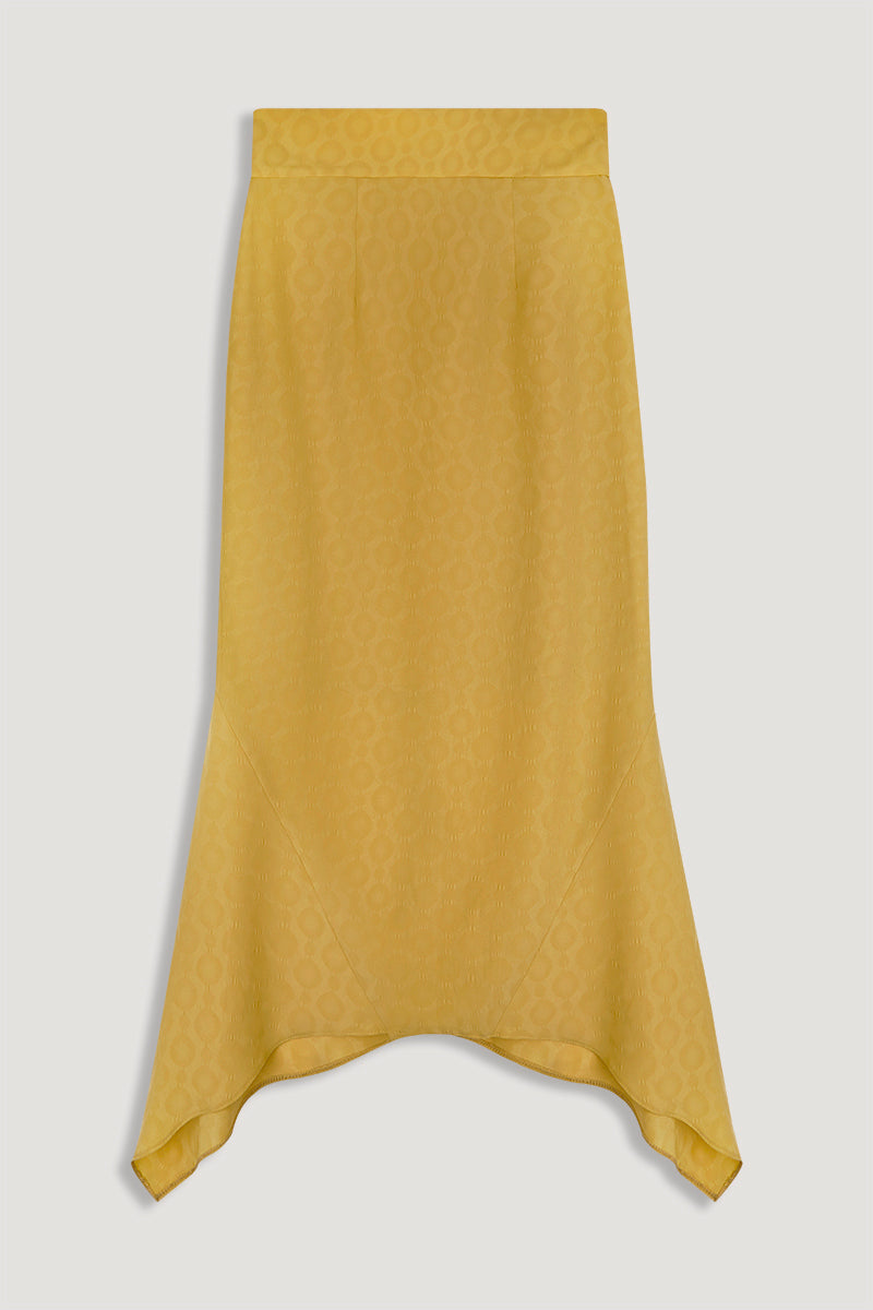 Alexia Mustard Skirt - SOLO MADRID