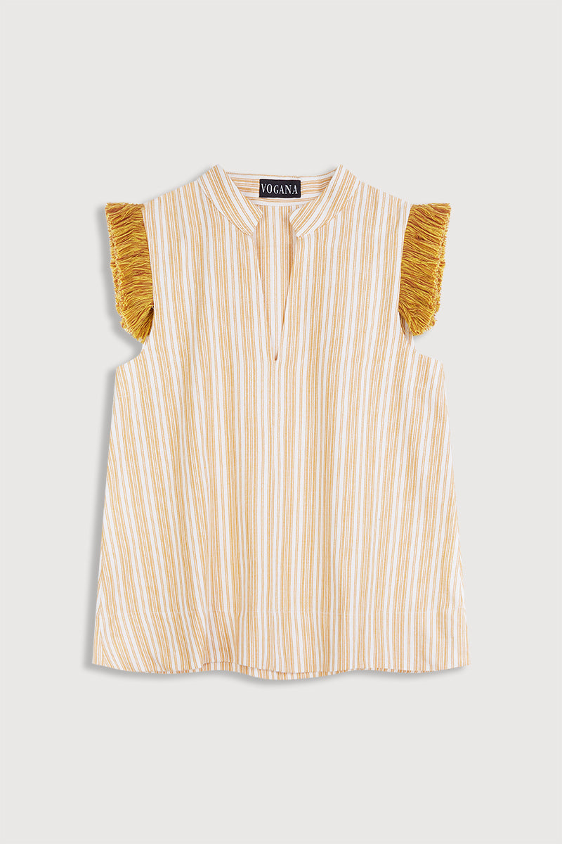 Blusa mostarda Lorea