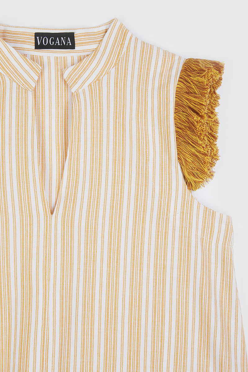 Blusa mostarda Lorea