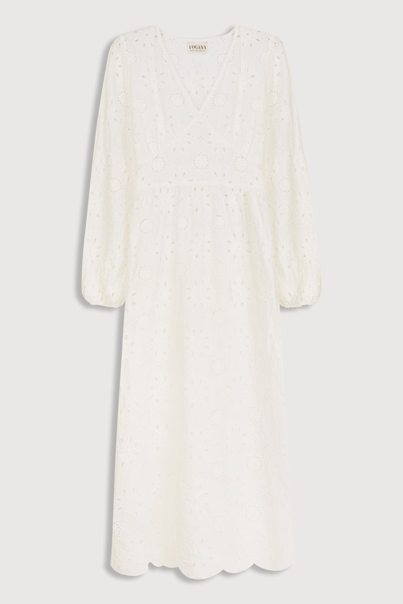 Camisón Brocados blanco