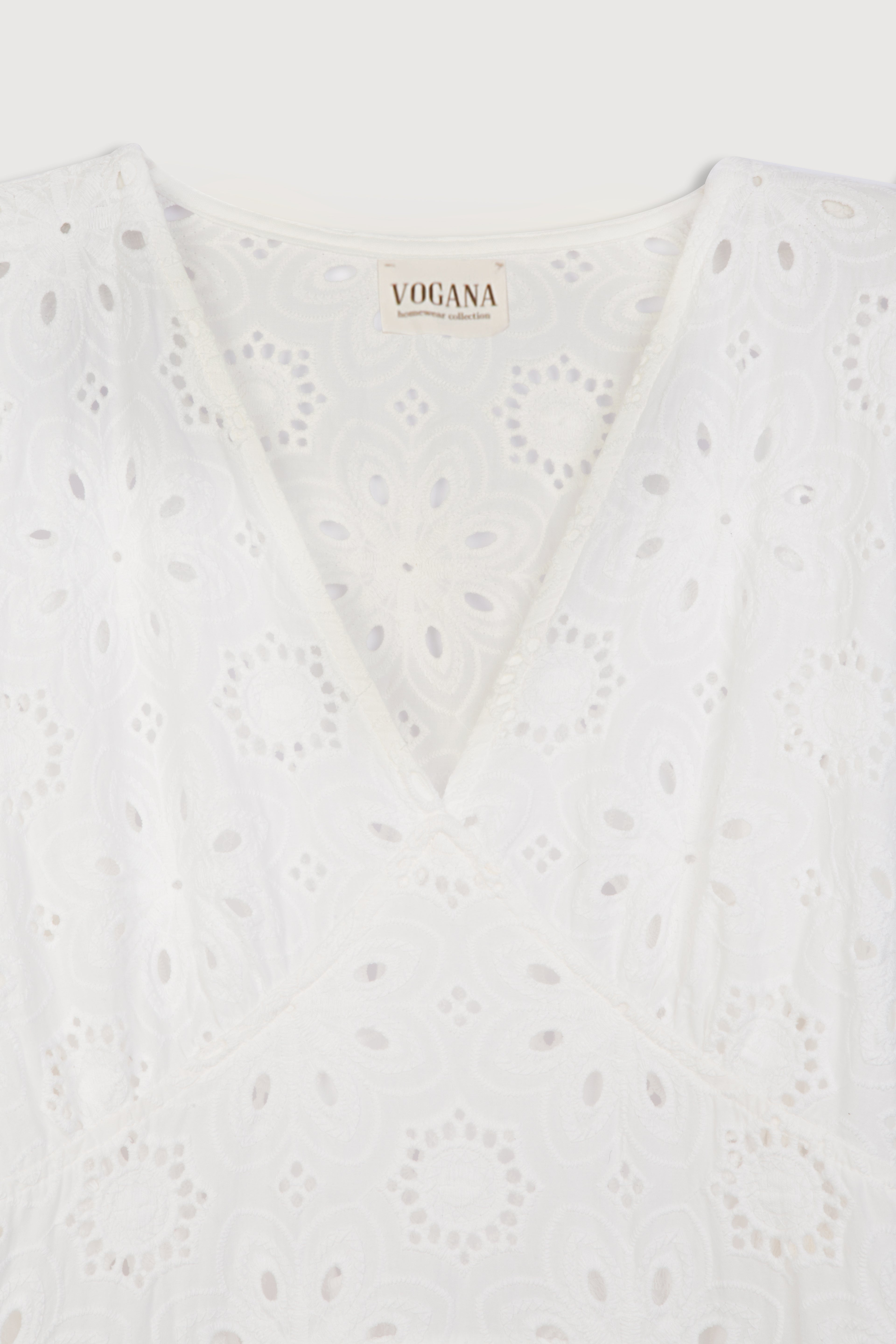 Camisón Brocados blanco