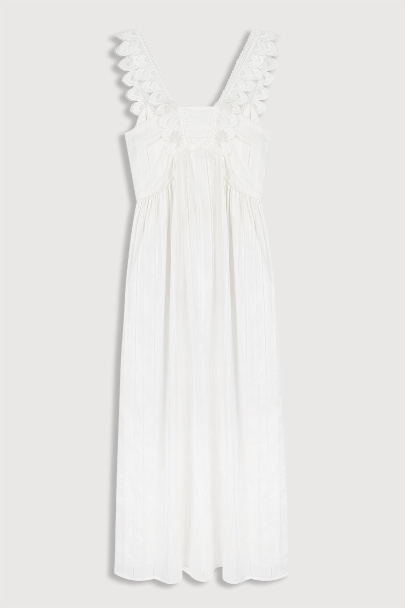 Camisón puntilla blanco