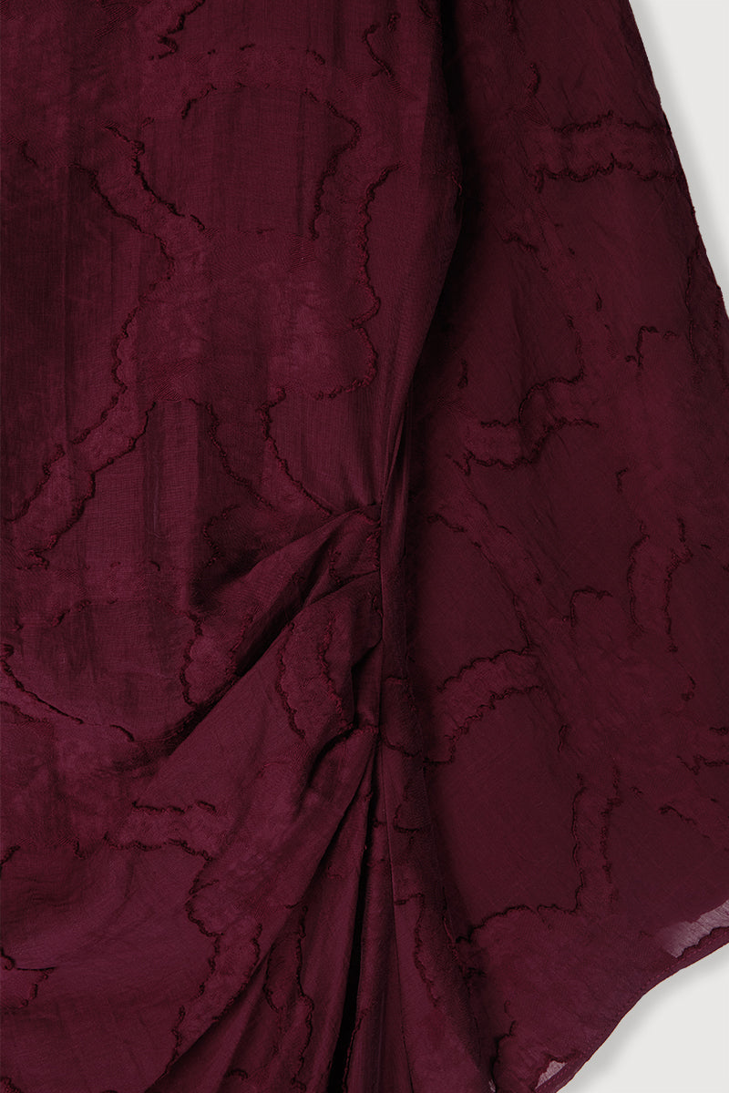 Vestido Fabrizia Guinda
