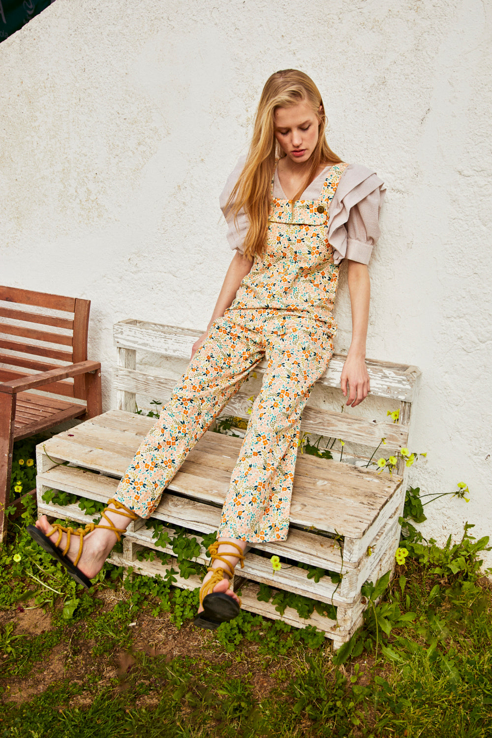 Flora Yellow Bib